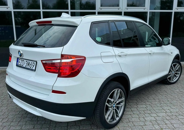 BMW X3 cena 72900 przebieg: 139000, rok produkcji 2014 z Torzym małe 781